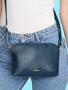 Lavie Women's Moritz Crossbody Saffiano Sling Bag | Ladies Purse Handbag