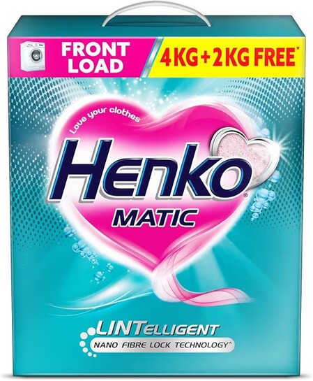 Henko Matic Front Load Detergent Powder 4KG + 2KG 