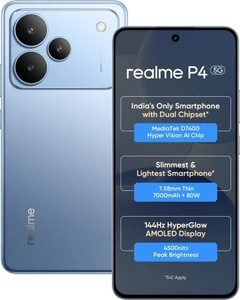 realme P4 5G (Engine Blue, 128 GB) (8 GB RAM)