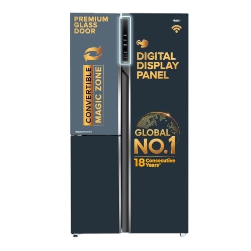 Haier 598L 3Star Vogue 3-Door Side by Side Frost Free Refrigerator
