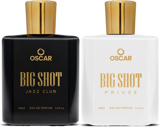 (Pack Of 2) OSCAR Big Shot Jazz Club & Privee Premium Perfume Combo | Strong & Long Lasting Eau de Parfum  -  200 ml (For Men & Women)