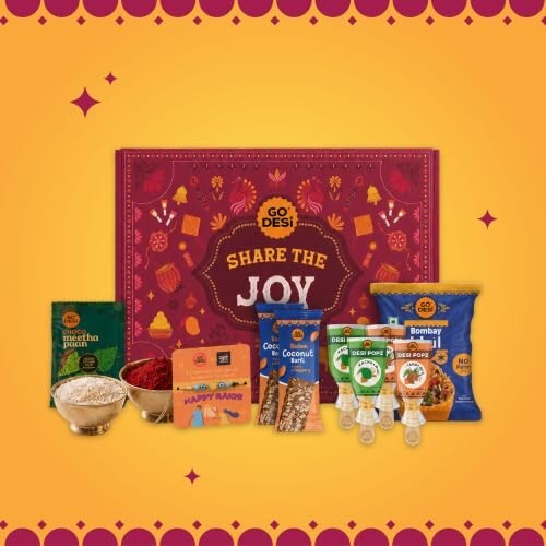 GO DESi Rakhi Set For Brother - 12 Items