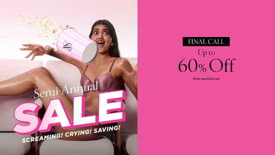 victoriassecret - Semi Annual Sale is Live | Upto 60% off | App extra 10% off