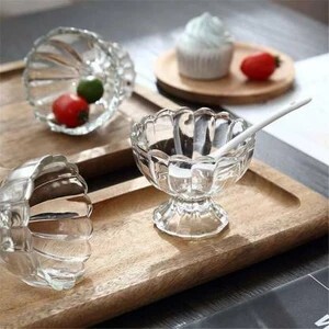 Global Mart Glass Mixing Bowl Ice Cream Bowl Set, 120ml Dessert B...more