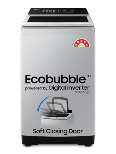 Samsung 7 kg, 5 Star, Eco Bubble Technology, Digital Inverter Motor