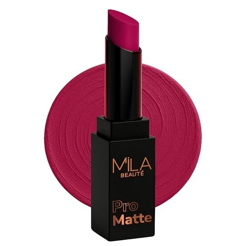 Mila Beauté Pro Matte Lipstick | Semi Matte Finish | Shade -(Anarkali, 4.2g)