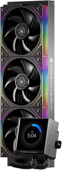 Thermalright Peerless Vision 360 ARGB Black CPU Aio Cooler,PC 360 Specification Water Cooler System,3.95’’IPS LCD Screen 