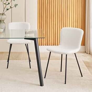 Home Centre | Helios Paul Set of 6 Fabric Dining Chairs | Dining Chair for Home |
