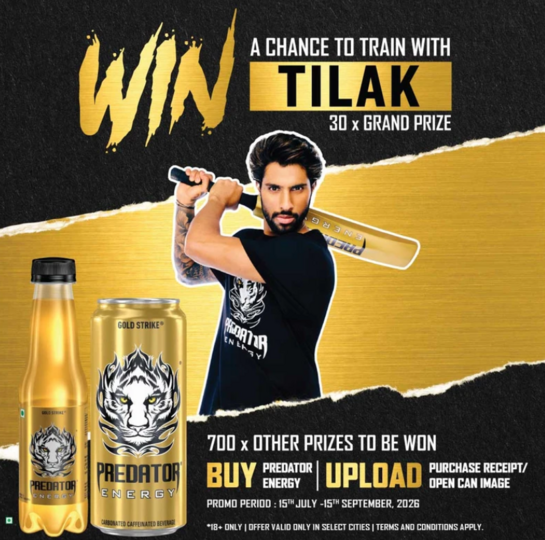 Predator Energy : Win a Chance to Train with Tilak