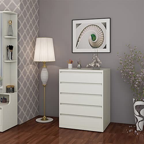 Home Centre | Helios Reynan Cubby Chest of 5 Drawers 