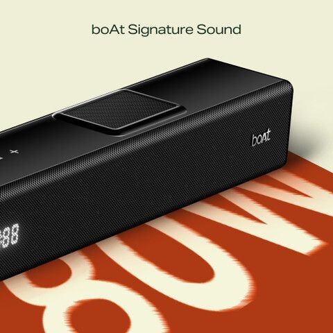 boAt Aavante Octave Plus 80 W Bluetooth Soundbar (Black, 2.2 Channel)