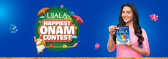 Ujala Happiest Onam contest win Cashback and chance to win Gold Coins [Only Kerala]