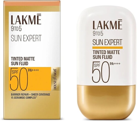 Lakme Sun Expert Tinted Dry Matte Sunscreen Fluid SPF 50+ PA++++ | (50ml)