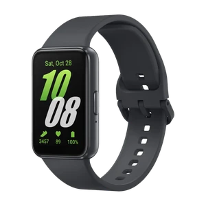 Samsung Galaxy Fit3 | AMOLED Display & Aluminium Body | Upto 13Day Battery | 5ATM & IP68 (Grey Strap, Free Size)