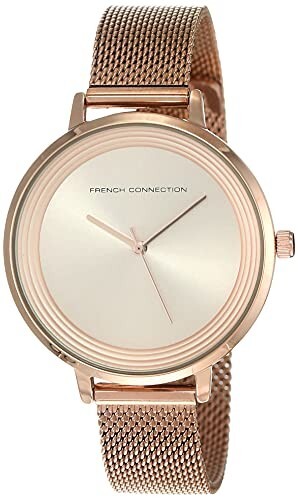 French Connection Analog Rose Gold Dial Women's Watch-FCN0001F