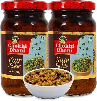 Chokhi Dhani Kair Pickle Pack of 2 (200g Each)