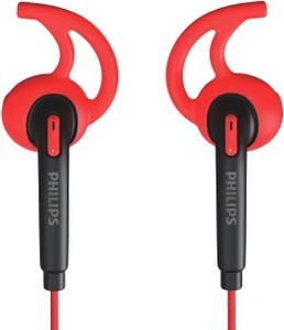 PHILIPS TAA1009RD/94 Wired Headset (Red, Black, In the Ear)