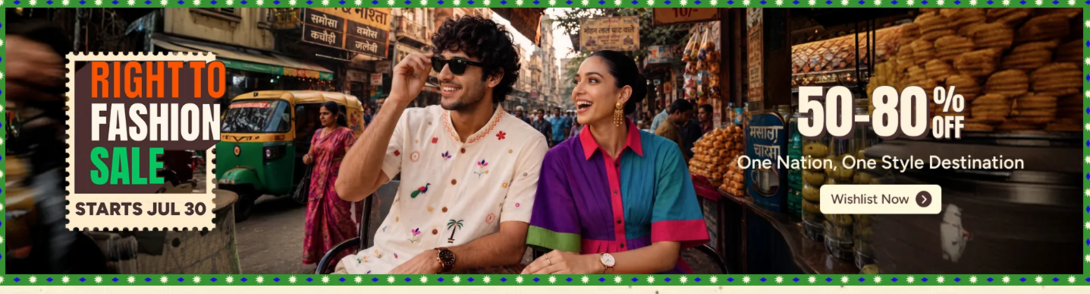 Myntra Right to Fashion Sale 2026