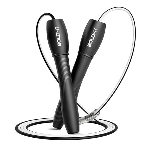 Boldfit Skipping Rope for Men and Women Jumping Rope With Adjustable Height Speed