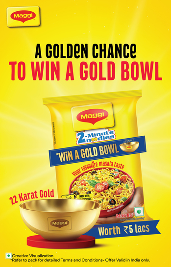 Maggi Win Gold Bowl & Tanishq Gv Voucher (Lot No. Based) 1st Aug - 30th Sept 2026