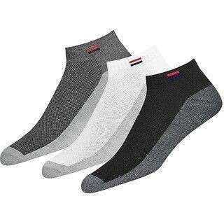 PRINTCULTR APPAREL  (Buy 1 Get 2 Free) Pair Sport Lifestyle Top Quality Unisex Ankle Length Socks, Assorted Colour