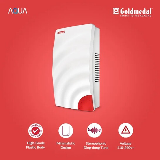 Goldmedal Aqua Ding Dong Wired Door Chime (1 Tune,location specific)