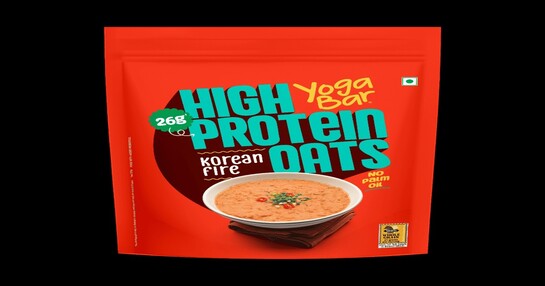 Yogabar 26g High Protein Oats Korean Spice at just Rs 94/-