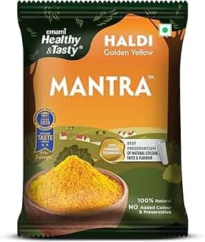 Emami Healthy & Tasty Mantra Haldi (Turmeric) Powder (100 grams) | 100% Natural  
