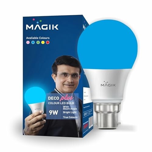 MAGIK Deco Plus 9 W (Blue) LED Bulb