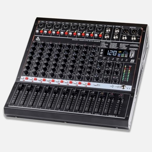 Audio Array AM-Mix10 10-Channel Hybrid USB Mixer with10 Analog+2 Digital Channel (L+R)