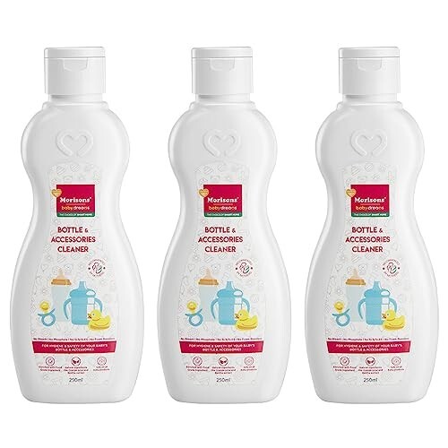 Morisons Baby Dreams Feeding Bottle & Accessory Cleaner | 250ml Pack of 3
