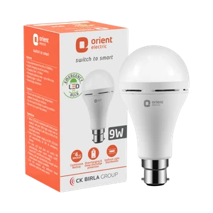 Orient Electric 9W Rechargeable Inverter LED 4 hrs Bulb Emergency...more