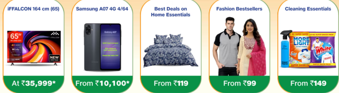 JioMart Grand Independence Day Sale Offers (Top Deals)