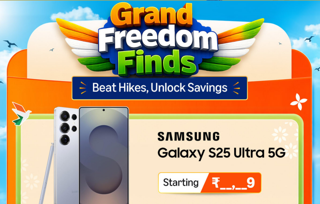 Samsung S25 Ultra 5G price in Amazon Great Freedom Sale 2026