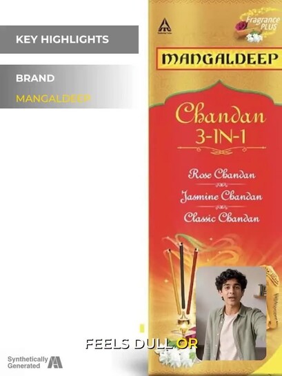 [Expired] MANGALDEEP Chandan 3in1 - rose chandan, jasmine chandan and class..