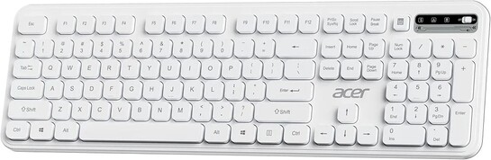 Acer SoftKey Pro Wireless Keyboard | 2.4GHz USB Connectivity | Full-Size 108-Key Layout with Numeric Keypad