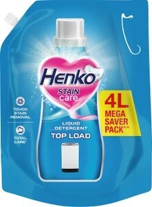 Henko Stain Care Detergent Liquid Top Load Liquid Detergent Fresh...more