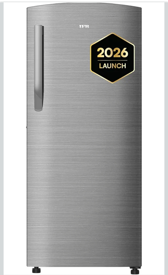 IFB 197L 5 Star Advanced Inverter Direct-Cool Single Door Refrigerator with 30 Hrs Cooling Retention, XL Bottle Bin, Big Vegetable Box & 4 Year Super Warranty (2026, IFBDC-223EYBSE, Brush Grey)