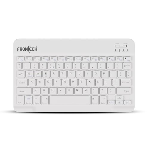 FRONTECH Wireless Mini Keyboard - 78 Keys, Bluetooth Connectivity, Rechargeable
