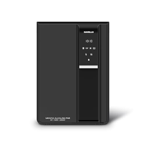 Havells Gracia FAB Alkaline Water Purifier (Black), RO+UV+Alkaline