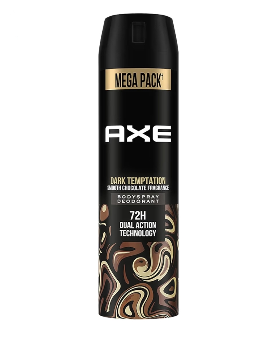 Axe Dark Temptation Long Lasting Deodorant Bodyspray for Men 215 ml