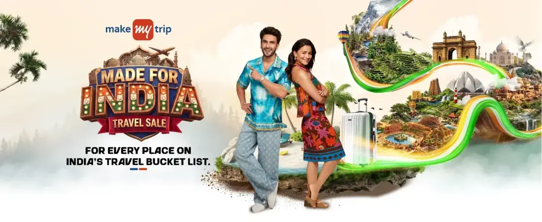 Makemytrip MMT Made For India Travel Sale LIVE