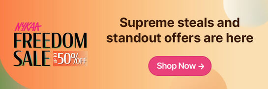 Nykaa Freedom Sale | Up to 50% Off + FREE Gift on Orders ₹1600+