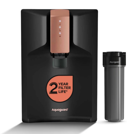 Aquaguard Enrich Glory ROUVUF CUALK 2X 6 L RO + UV + UF Water Purifier with Copper & Alkaline Booster 4 Year Service Coverage 2 Year Filter Life 12-Stage Purification