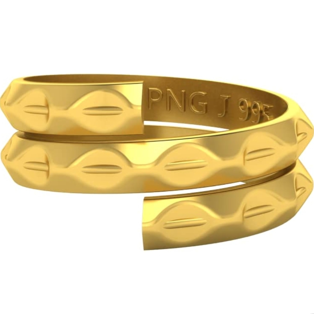 PNG Jewellers 2 gm Vedhani Gold Ring 24 kt (995)
