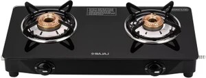 BAJAJ UCX 2B Glass Manual Gas Stove (2  | 3 Burners)