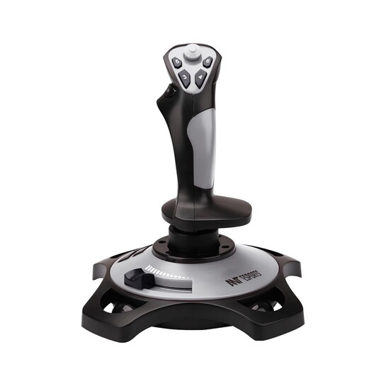 Ant Esports JS55 Flight Simulator Controls, Flight Joystick Controls With Vibration Function and Throttle Controls Wired Flight Stick for PC Windows XP/VISTA/7/8/10/Computer/Laptop(PC only)
