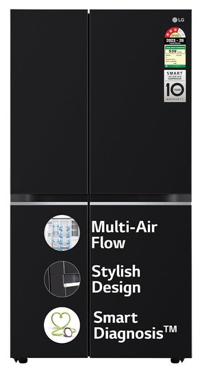 LG 655 L, 3 Star, Frost Free Smart Inverter Double Door Side by Side Refrigerator