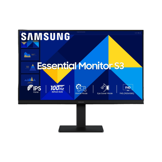 Samsung S3 54.6 cm (22 inch) Full HD LED Backlit IPS Panel with D-Sub, HDMI Flat Monitor