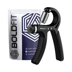 BOLDFIT Men Forearm Exercise Hand Grip/Fitness Grip (Black)